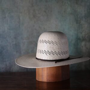 Prime Time Flat Brim Western Straw Hat