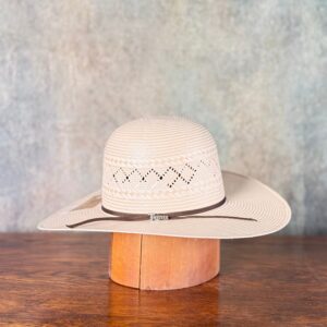 20X Shantung Ivory Tan Straw Hat